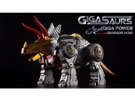 Gigapower Gigasaurs HQ-02R Grassor Chrome Version [Reissue 2021]