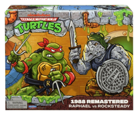 Playmates Teenage Mutant Ninja Turtles: Remastered Raphael vs. Rocksteady