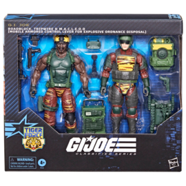 F9432 G.I. Joe Classified Series Tiger Force Roadblock, Tripwire, & M.A.C.L.E.O.D.