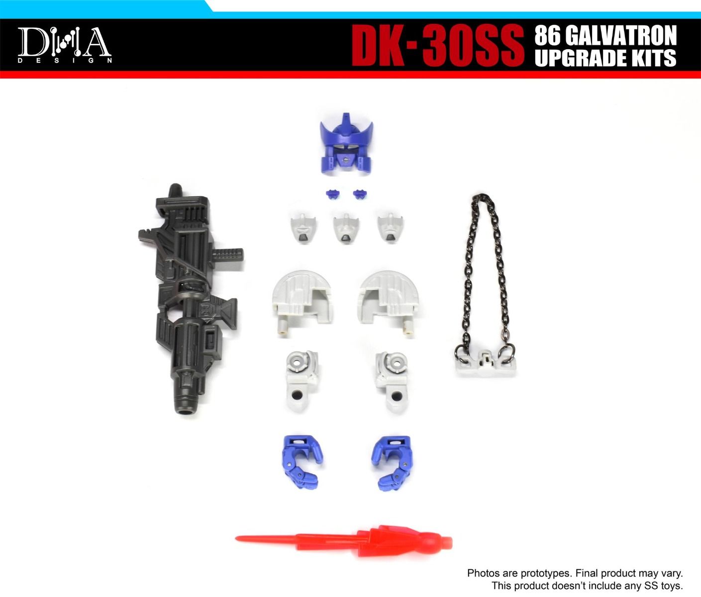 DNA Design DK-30SS Upgrade Kit For 86 Galvatron