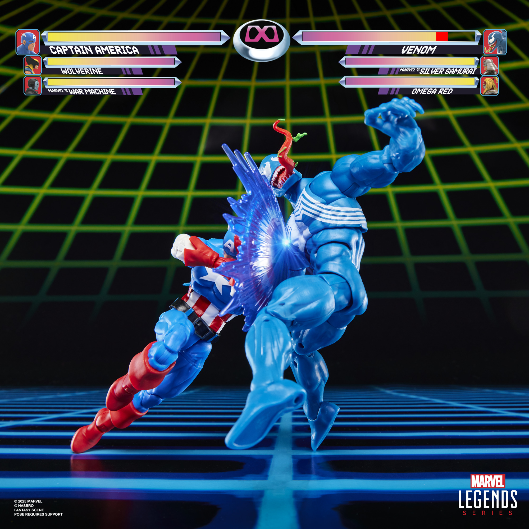 G0622 Marvel Legends Series Gamerverse Captain America vs Venom