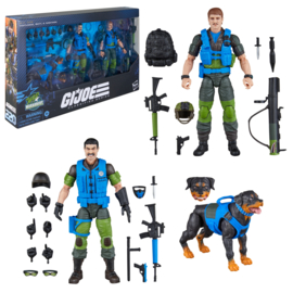G2070 G.I. Joe Classified Series #220, Mad Marauders Footloose, Mutt, & Junkyard