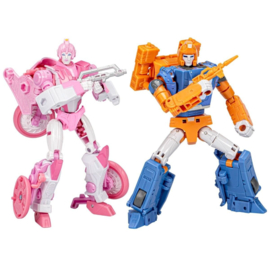 F7829 Transformers Legacy Evolution War Dawn Erial & Dion 2 Pack