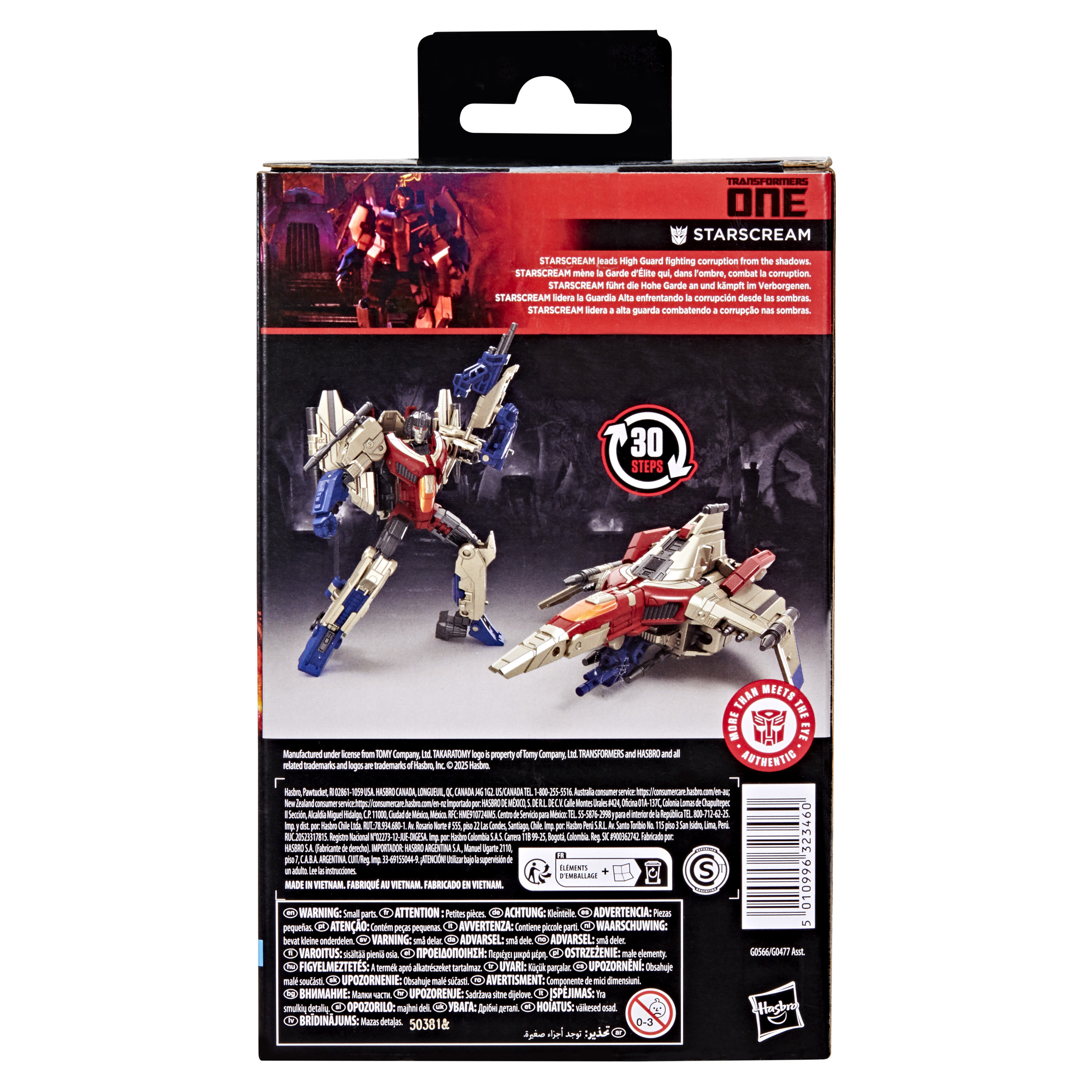 G0566 Transformers Studio Series TF One Deluxe Starscream