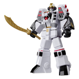 Hasbro Mighty Morphin Power Rangers Retro Style White Tigerzord Warrior Mode - Pre order