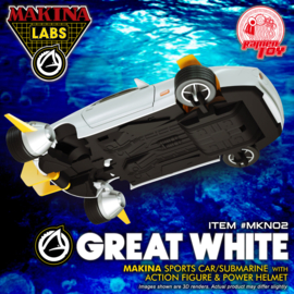 Ramen Toy MAKINA MKN02 Great White - Pre order