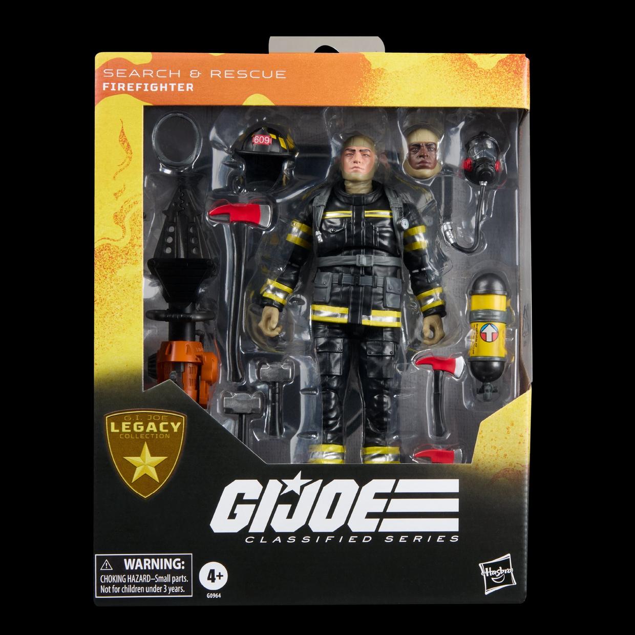 G0964 G.I. Joe Classified Series Search & Rescue Firefighter
