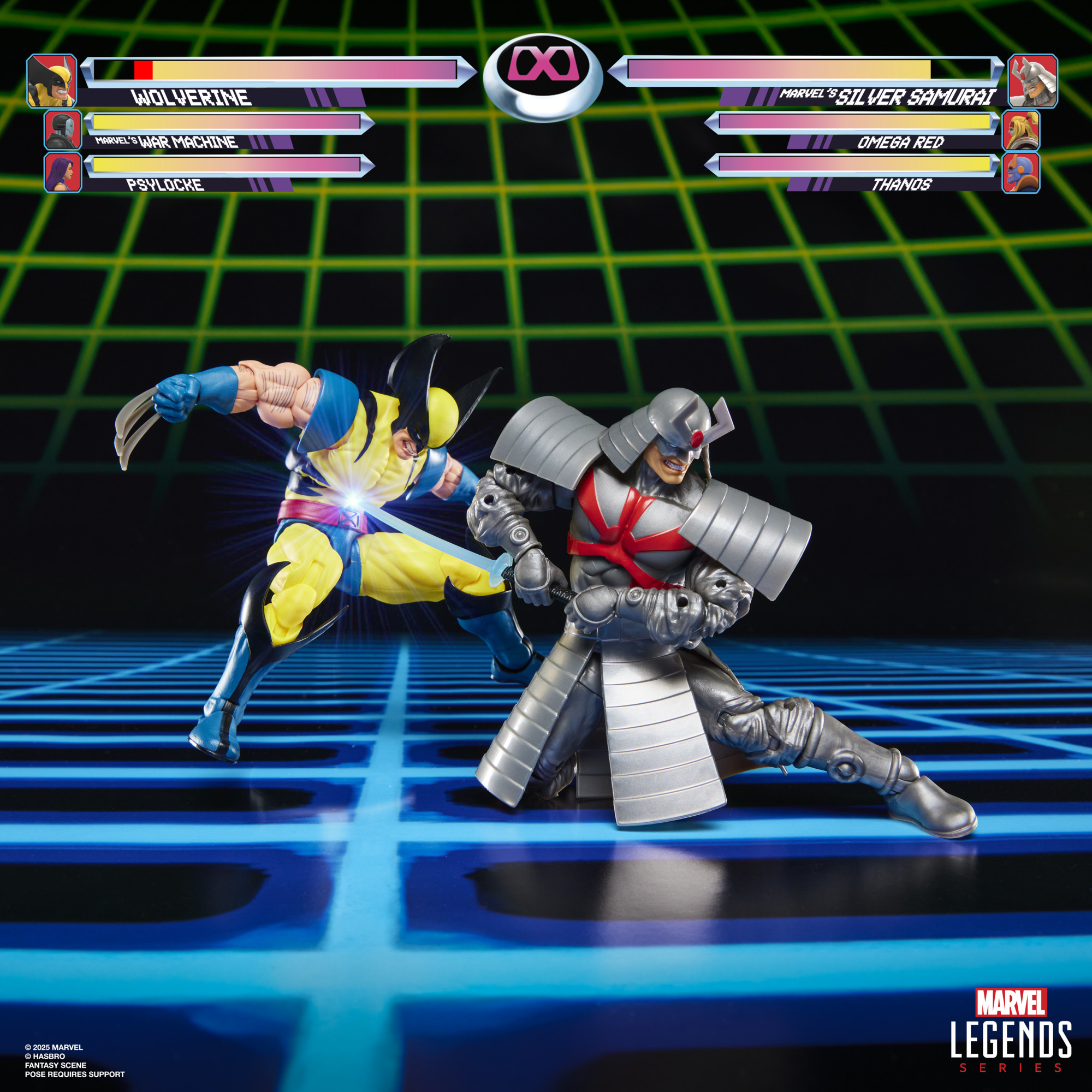 G0624 Marvel Legends Series Gamerverse Wolverine vs Marvel's Silver Samurai