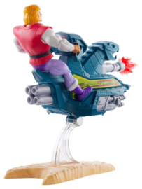 Masters of the Universe Origins Prince Adam with Sky Sled (R)