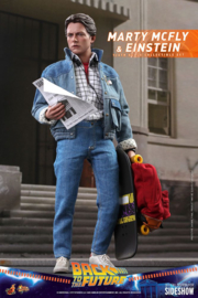 Hot Toys Back To The Future MMAF 1/6 Marty McFly & Einstein Exclusive