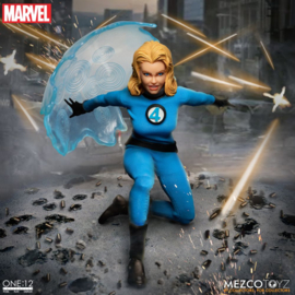 Mezco Marvel Action Figure 1/12 Fantastic 4 Deluxe Steel Set