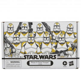 F6985 Star Wars Vintage Collection Phase II Clone Trooper 4-pack