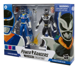 Power Rangers LC AF In Space Blue Ranger vs. Psycho Silver
