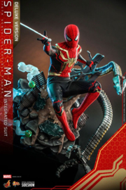 HOT909813 Spider-Man: No Way Home Movie Masterpiece 1/6 Spider-Man (Integrated Suit) Deluxe Ver.