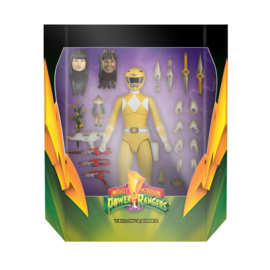 Super7 Mighty Morphin Power Rangers Ultimates AF Yellow Ranger