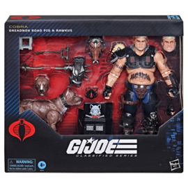 G0435 G.I. Joe Classified Series Dreadnok Road Pig and Rawkus Pet Dog Pit Bull - Pre order