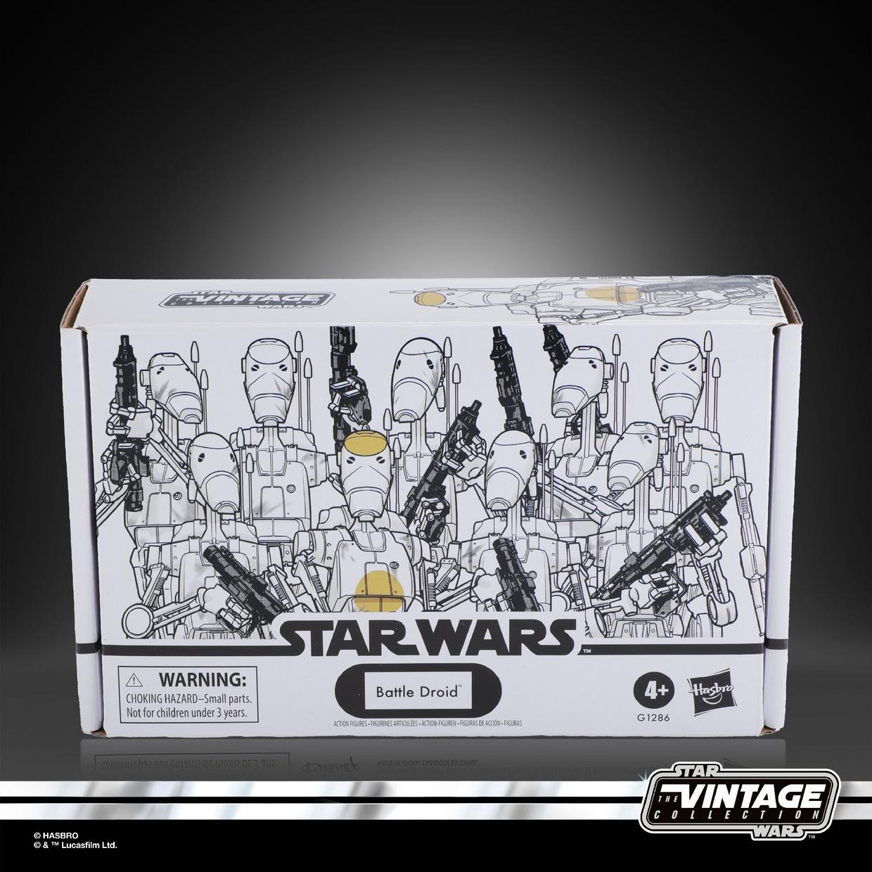 G1286 Star Wars The Vintage Collection Battle Droid 4-Pack