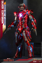 Hot Toys Iron Man 3 MM AF 1/6 Silver Centurion (Armor Suit Up Version) - Pre order