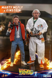 Hot Toys Back To The Future MMAF 1/6 Marty McFly & Einstein Exclusive