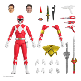 Super7 Mighty Morphin Power Rangers Ultimates AF Red Ranger