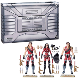 F6680 G.I. Joe Classified Series Crimson Strike Team: Baroness, Tomax, & Xamot