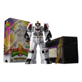 Hasbro Mighty Morphin Power Rangers Retro Style White Tigerzord Warrior Mode - Pre order