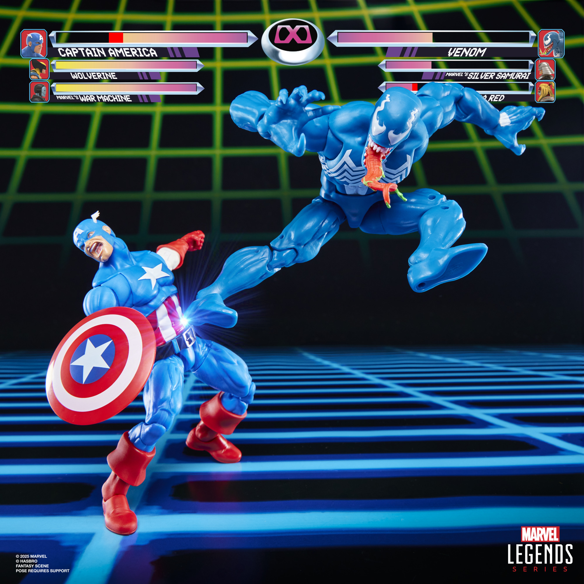 G0622 Marvel Legends Series Gamerverse Captain America vs Venom