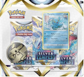 Pokémon TCG Sword & Shield silver Tempest 3-pack Blister - Manaphy