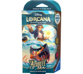 Disney Lorcana: Azurite Sea Starter Deck Jim Hawkins & Tigger
