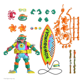 Super7 Teenage Mutant Ninja Turtles Ultimates Sewer Surfer Mike