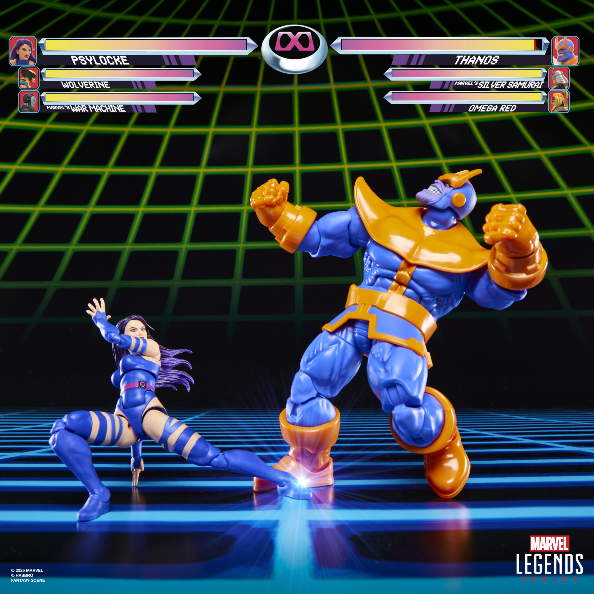 G0621 Marvel Legends Series Gamerverse Psylocke vs. Thanos