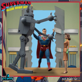 Mezco Superman The Mechanical Monsters (1941) 5 Points AF Deluxe Box Set