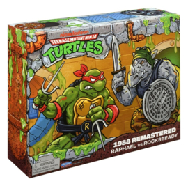 Playmates Teenage Mutant Ninja Turtles: Remastered Raphael vs. Rocksteady