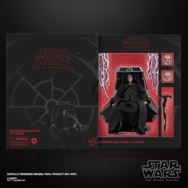 G1318 Star Wars The Black Series Emperor Palpatine & Throne Return of the Jedi