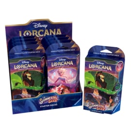 Disney Lorcana: Shimmering Skies Starter Deck (Amethyst & Ruby) - Pre order