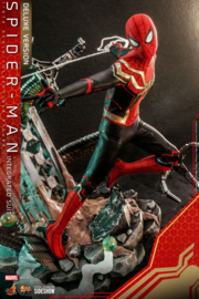 HOT909813 Spider-Man: No Way Home Movie Masterpiece 1/6 Spider-Man (Integrated Suit) Deluxe Ver.