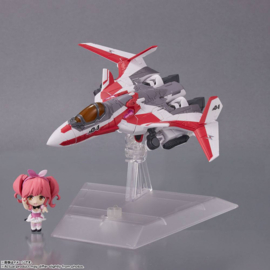 Macross Delta Tiny Session VF-31C Siegfried (Mirage Farina Jenius Use) with Makina Nakajima