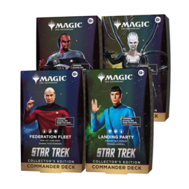 Magic: The Gathering Star Trek Collector’s Edition Commander Deck – Set of 4