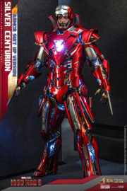 Hot Toys Iron Man 3 MM AF 1/6 Silver Centurion (Armor Suit Up Version) - Pre order