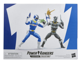 Power Rangers LC AF In Space Blue Ranger vs. Psycho Silver