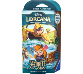 Disney Lorcana: Azurite Sea Starter Deck Go Go Tomago & Gadget Hackwrench
