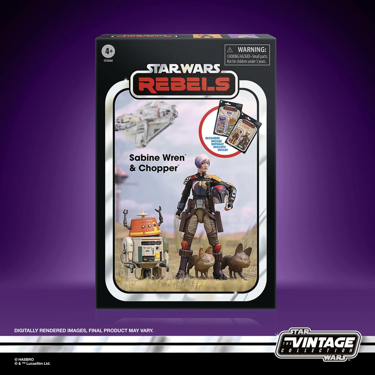 G0244 Star Wars The Vintage Collection The Vintage Collection Sabine Wren & Chopper (C1-10P)