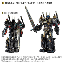 Takara T-spark Diaclone DA-122 Robot Base GX/FD < Build-Up Armanent Set>
