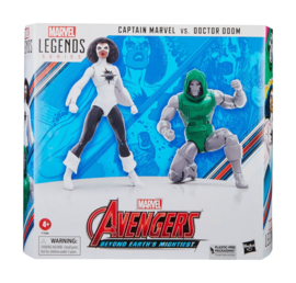 F7086 Avengers Marvel Legends Captain Marvel vs. Doctor Doom