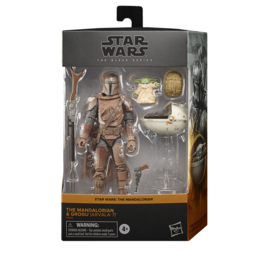 Star Wars The Black Series The Mandalorian & Grogu (Arvala-7) [Import Stock]