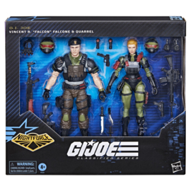 F9439 G.I. Joe Classified Series Night Force Vincent R. "Falcon" Falcone & Quarrel