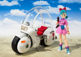 Dragon Ball S.H. Figuarts Vehicle with Figure Bulma's Motorcycle Hoipoi Capsule No. 9