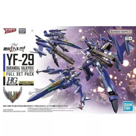 1/100 HG Macross Frontier : YF-29 Durandal Valkyrie (Maximilian Jenius use) Full Set Pack