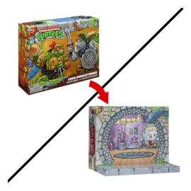 Playmates Teenage Mutant Ninja Turtles: Remastered Raphael vs. Rocksteady