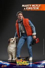 Hot Toys Back To The Future MMAF 1/6 Marty McFly & Einstein Exclusive